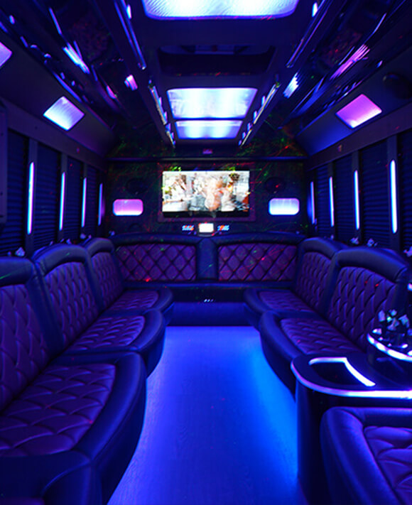 luxury limo bus