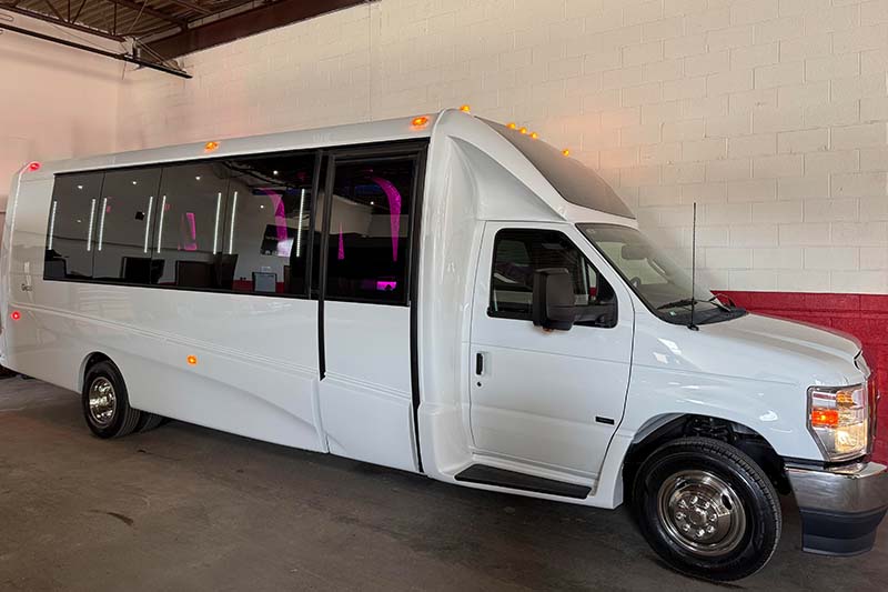 white party bus