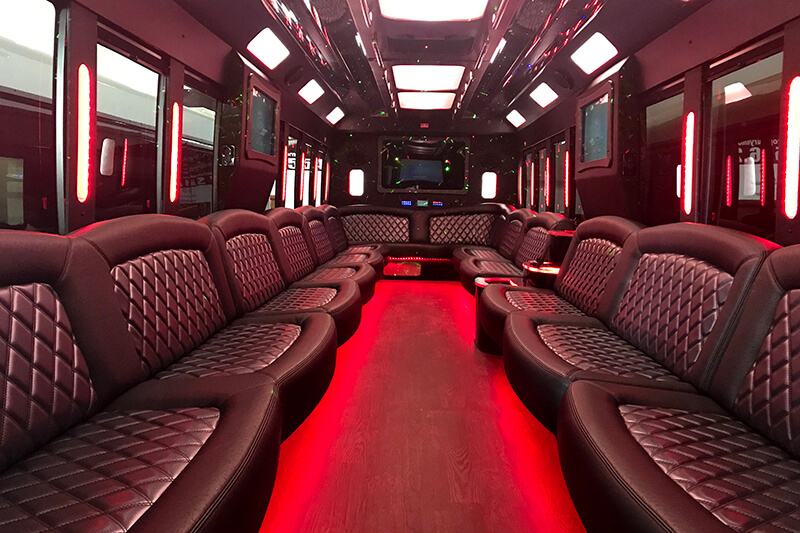party bus interior