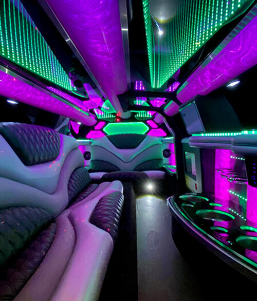 inside party bus